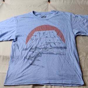 Star Wars Blue and Red Kids Short Sleeve Tee